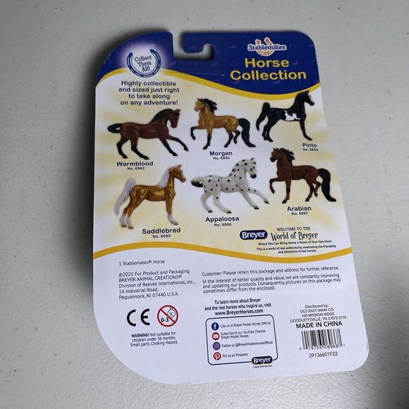 Breyer Stablemates Horses Lot Appaloosa Arabian Warmblood 4 Collectible Toys NEW - Picture 6 of 10